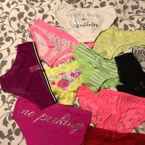14 BRAND NEW Victoria’s Secret & PINK underwear